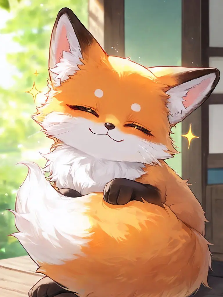 HuskyCash6445의 こんにちは、狐さん。