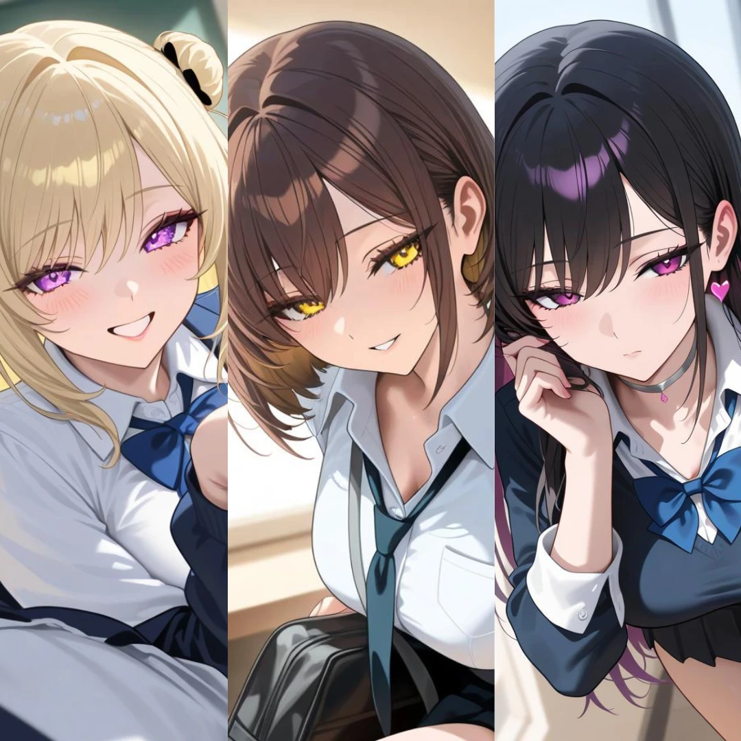 親友達の背徳トライアングル