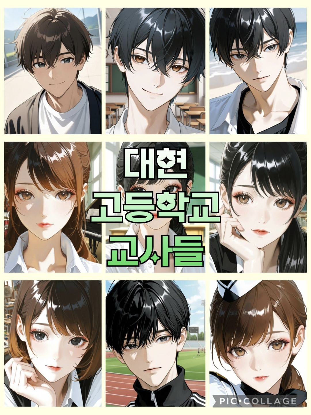 대현고등학교 교사 남녀무리 대표 이미지