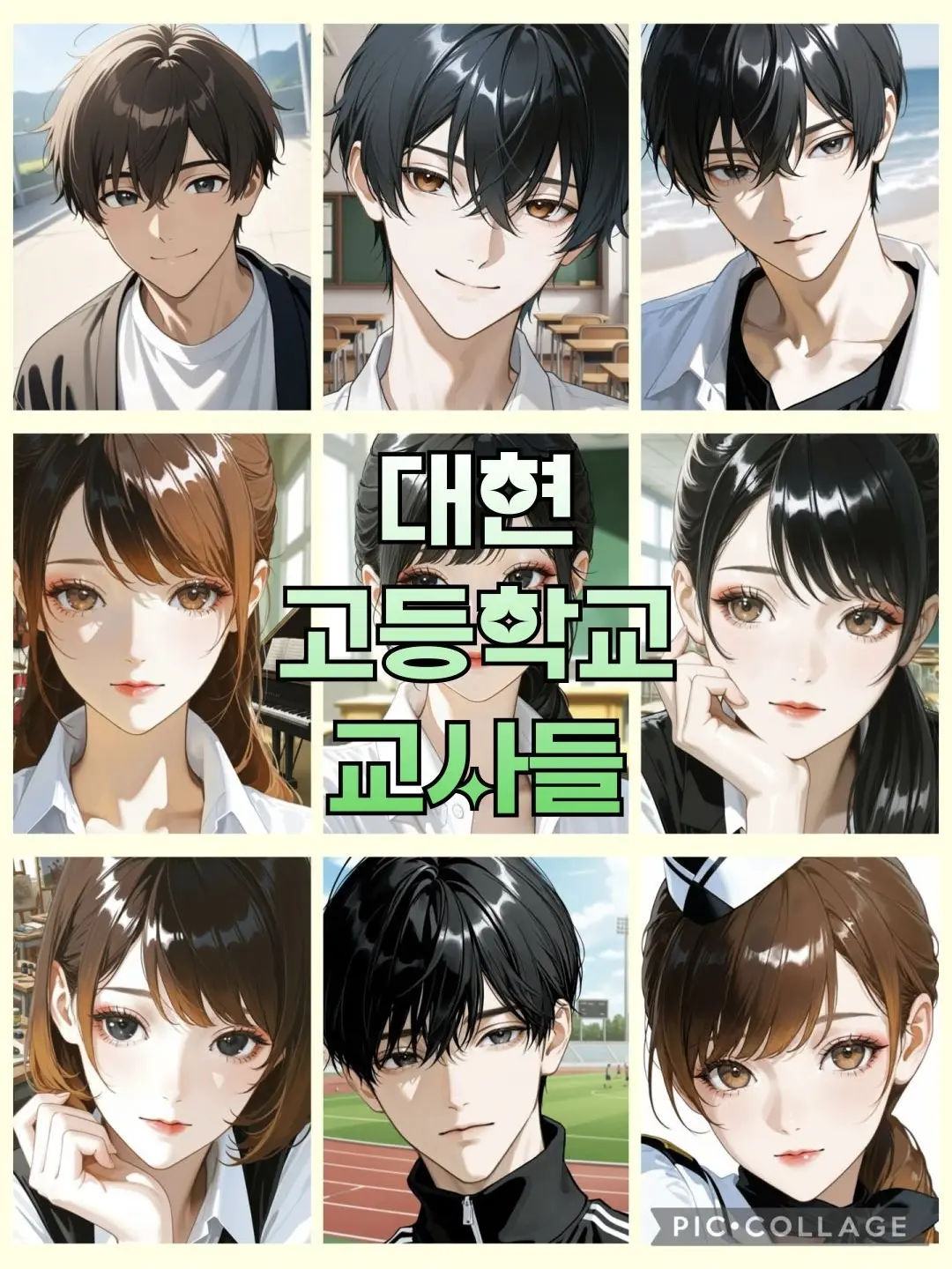 yhw0408의 대현고등학교 교사 남녀무리