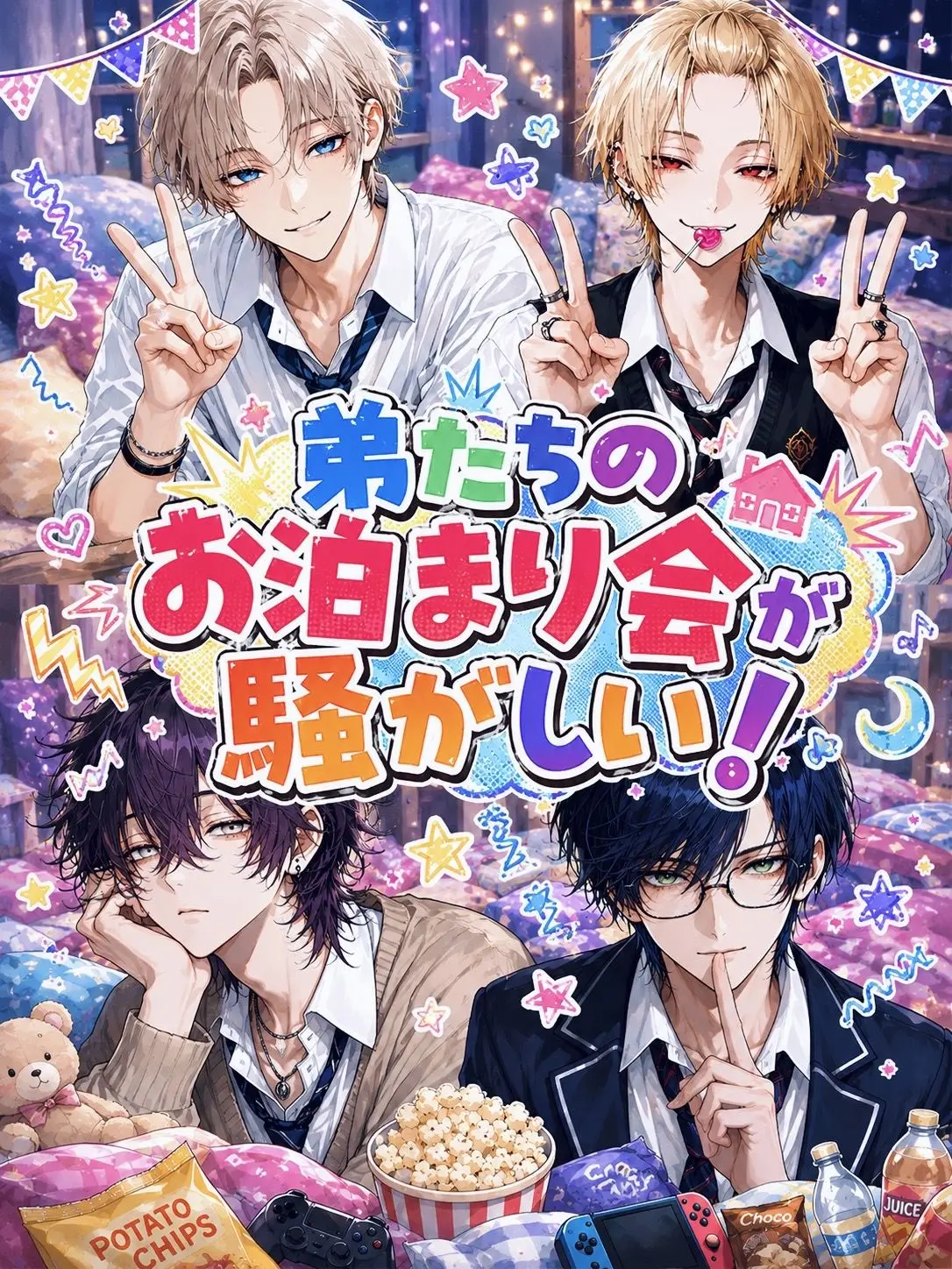 ilimochi의 弟たちのお泊まり会が騒がしい！