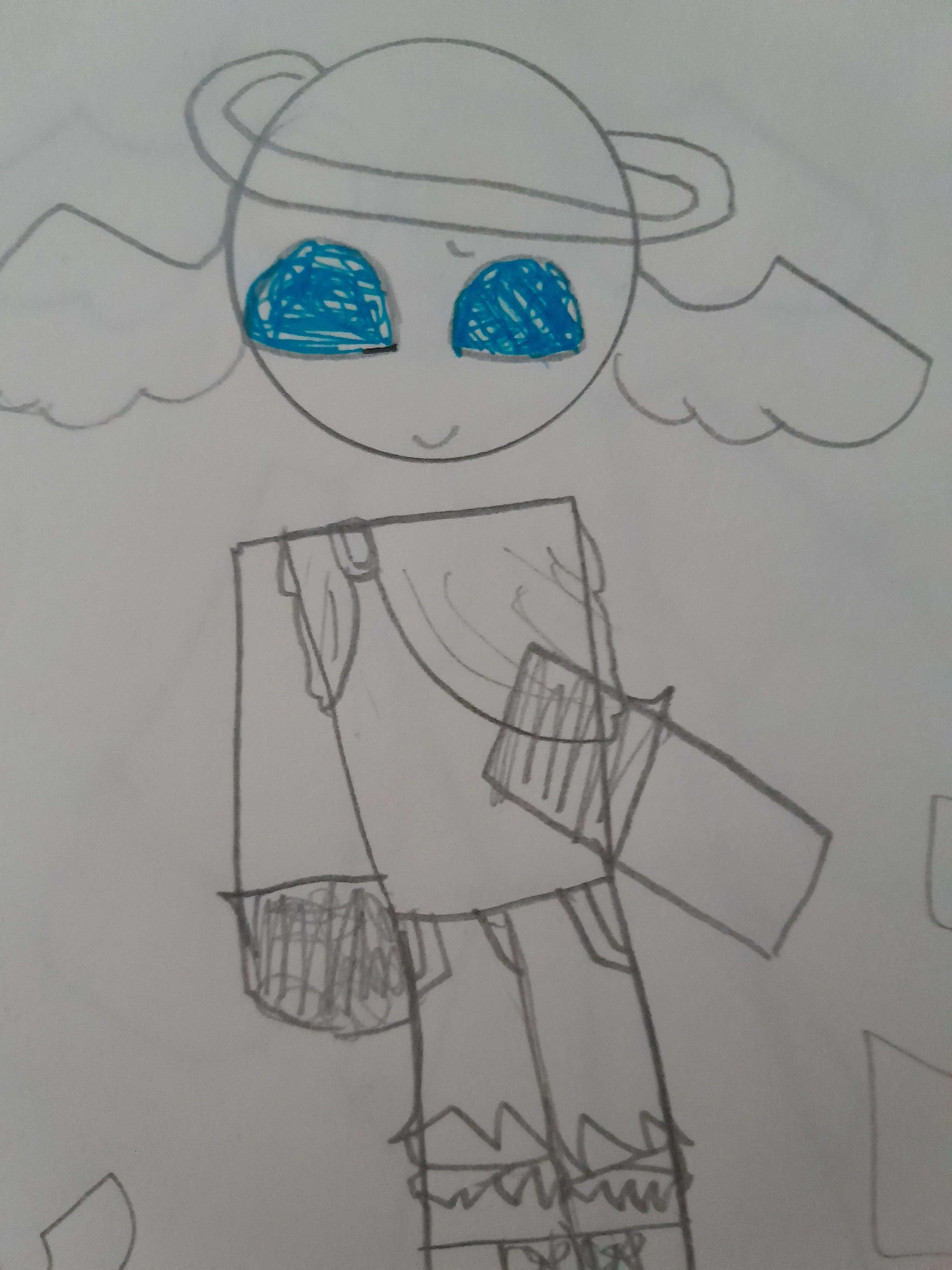 sharp_bones의 천사 두명 돌보셈