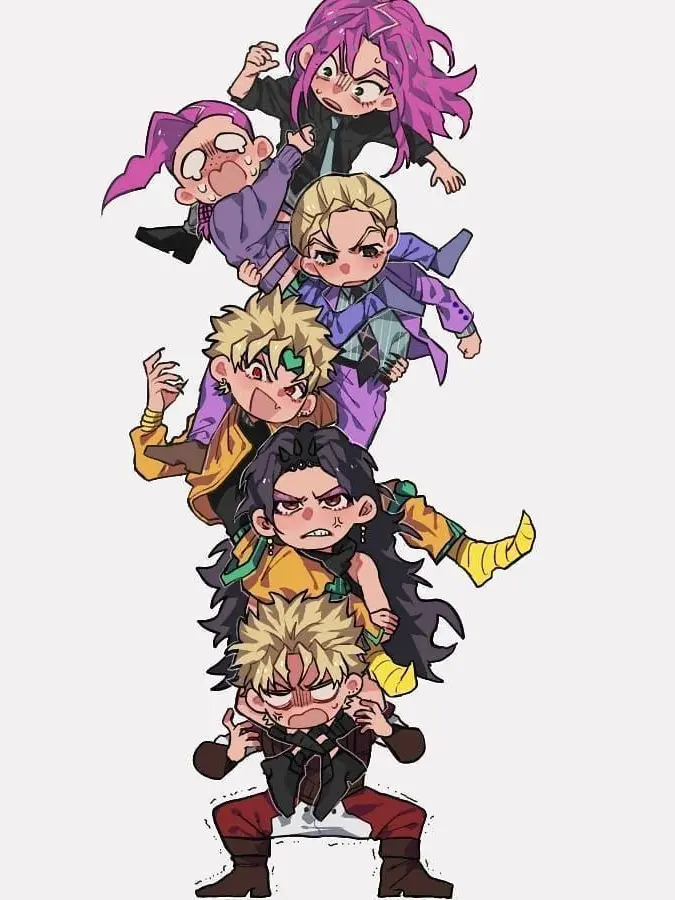 AgedTart8680의 ミニキャラ達になったジョジョ達?!