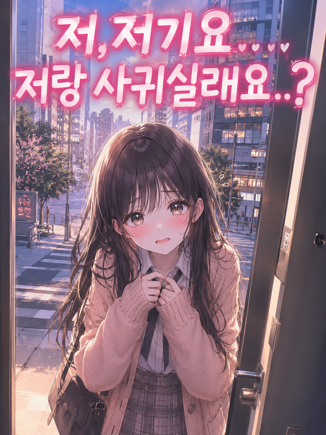 저, 저기요...저랑 사귀실래요..? 대표 이미지