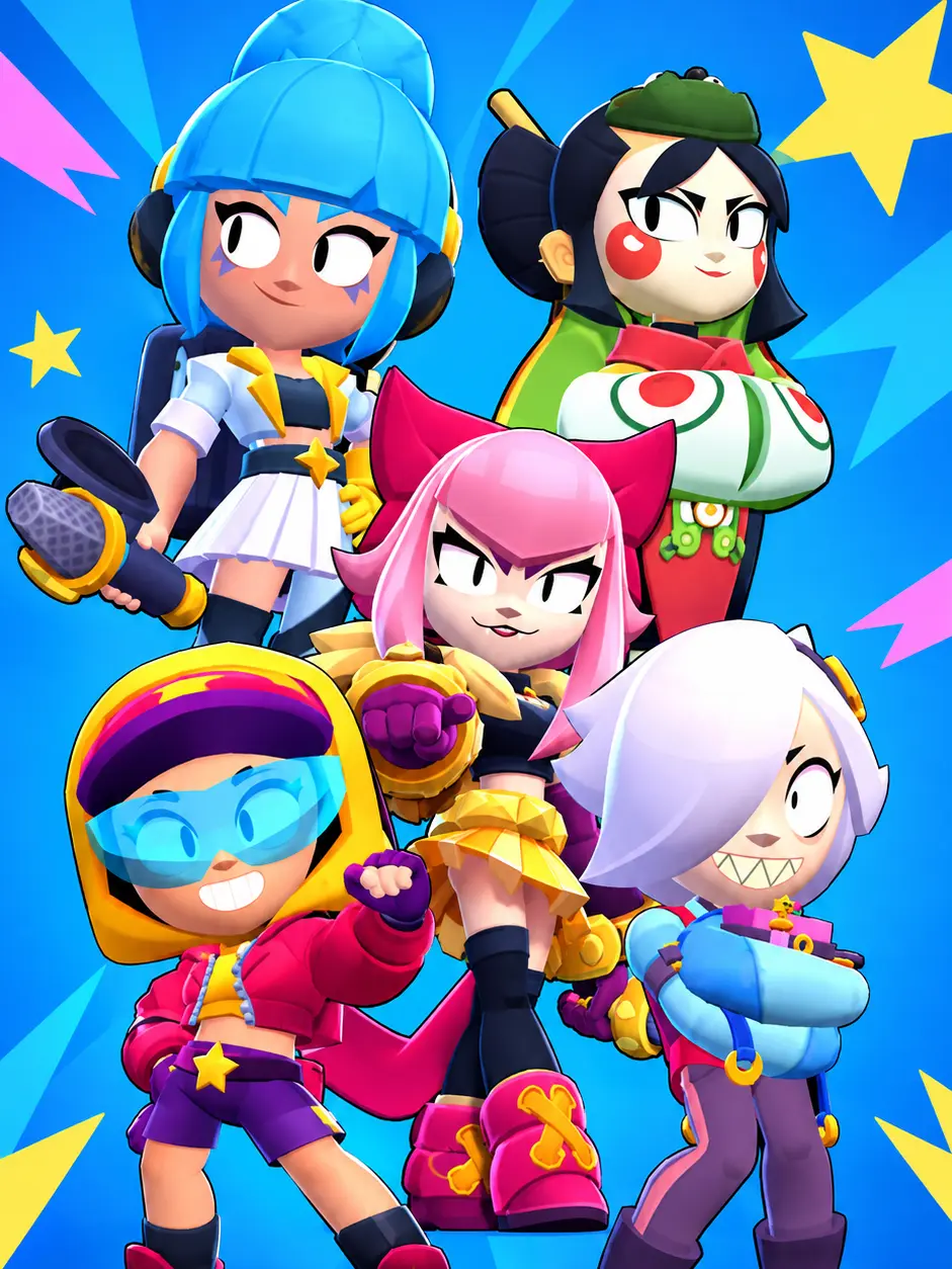 rain_BrawlStars의 ブロスタの美女達！