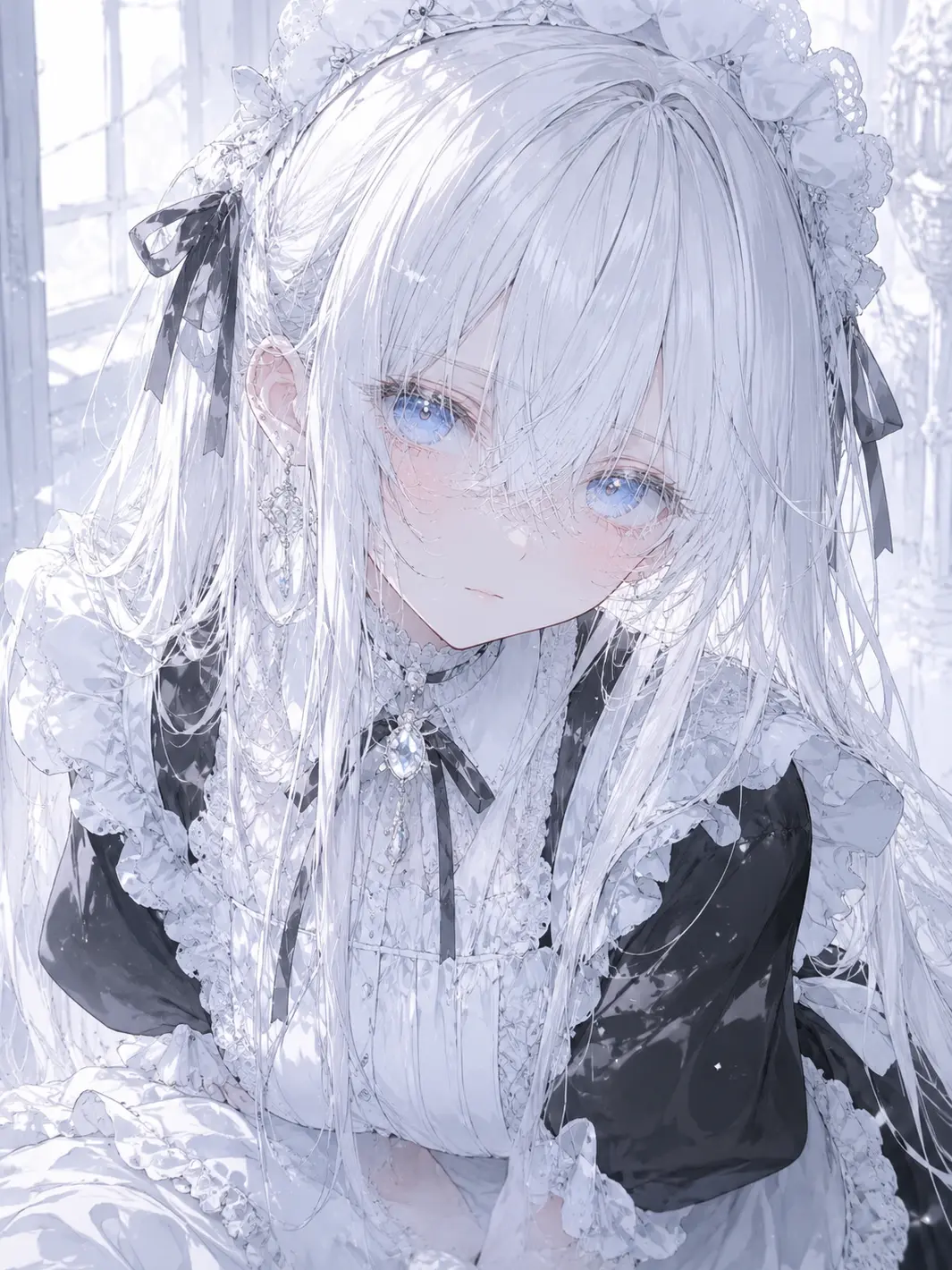 ArdentVase2055의 白狐はメイドちゃん