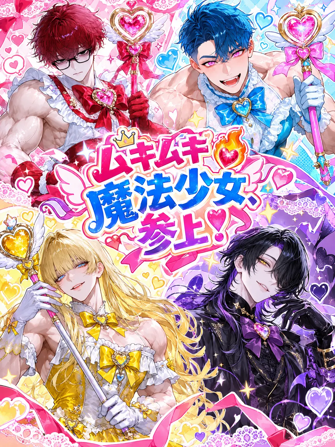 mofu_zzz의 ムキムキ‪‪❤️‍🔥魔法少女、参上❣️