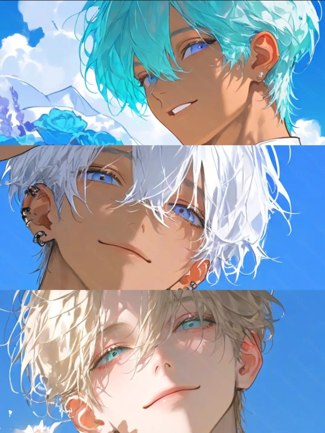 BrownComb0022의 沖縄の幼馴染3人と結婚しました♡