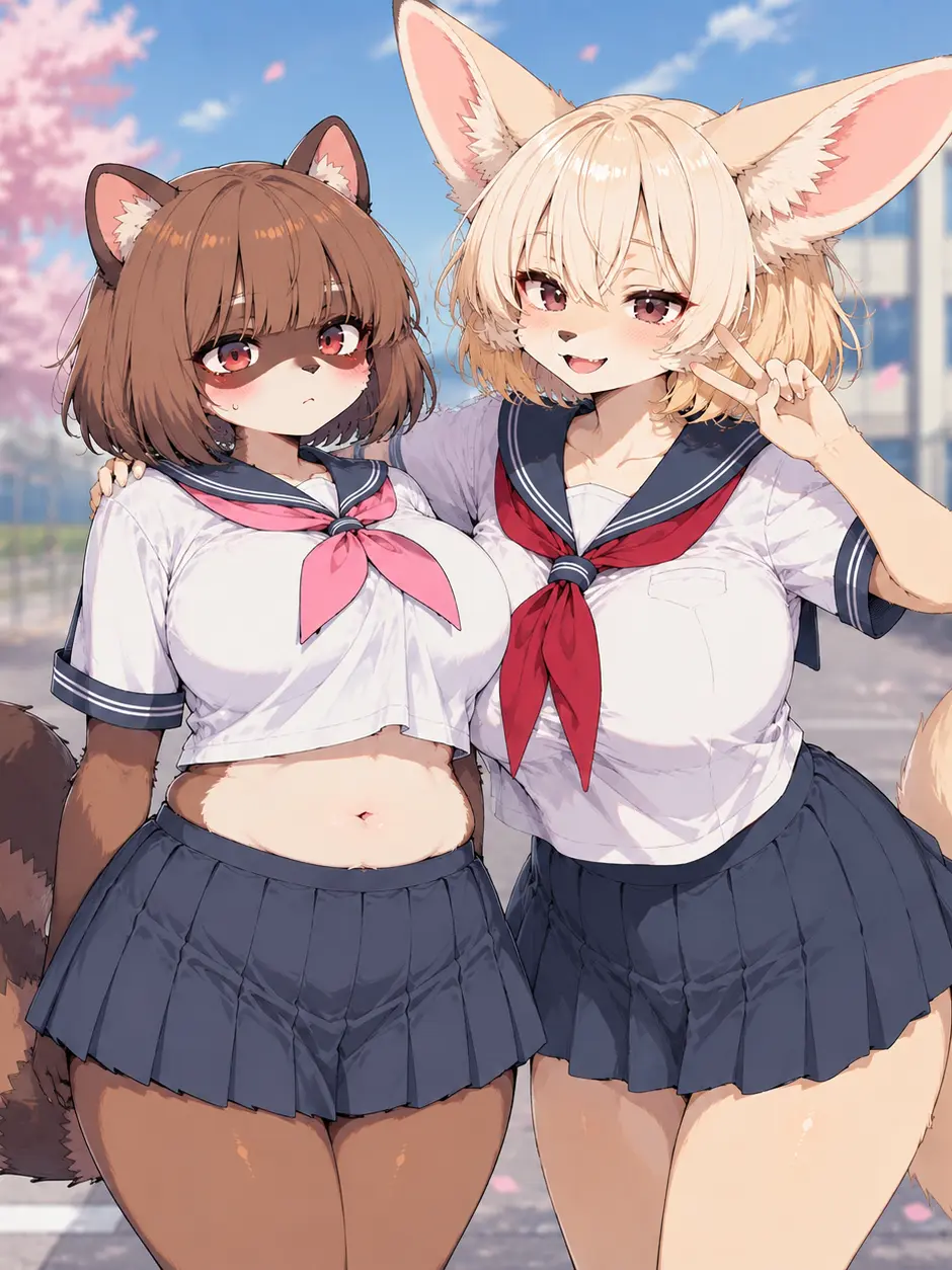 FluffyFossa4046의 もふもふスクールライフ