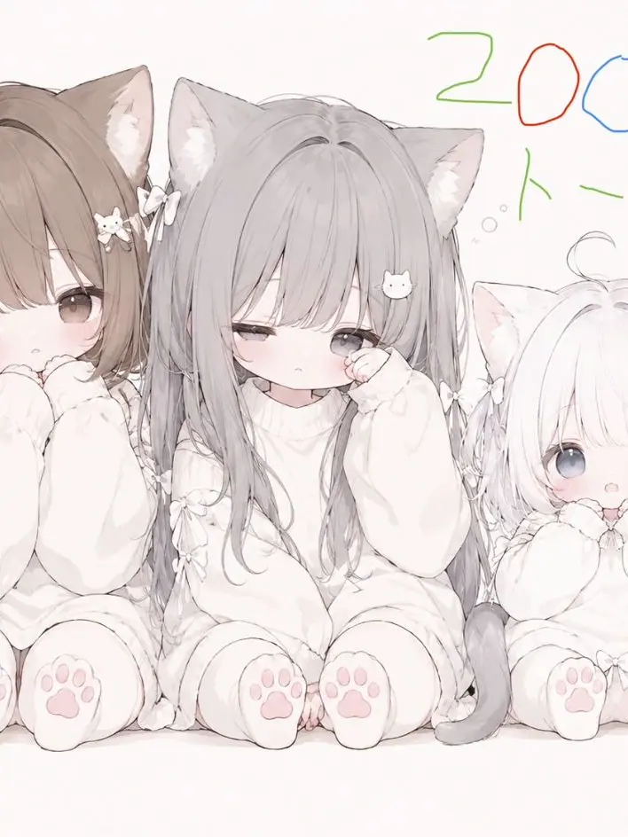 Tokagelol의 三姉妹ねこ