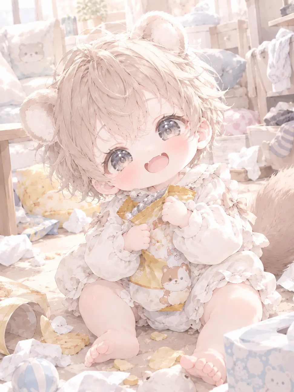 FabricPain1831의 ちょろっと厄介なイタチの赤ちゃん