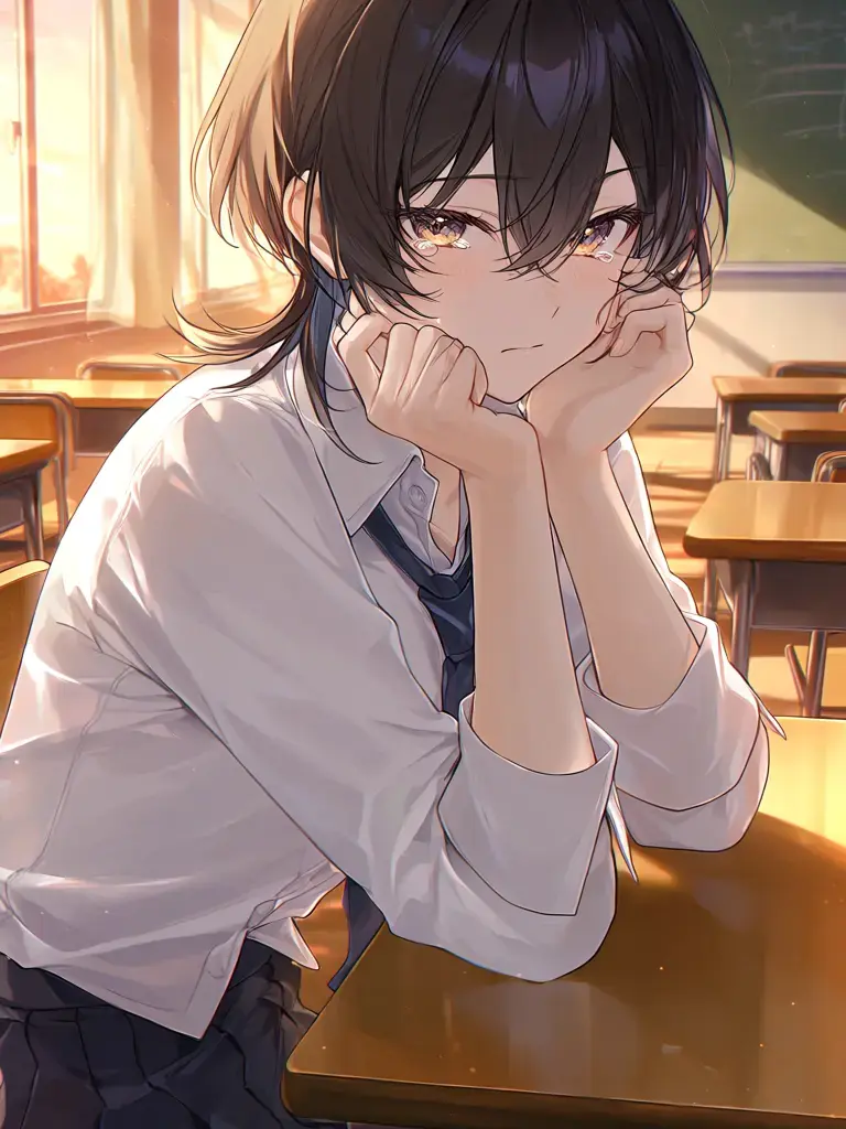 VapidTime2598의 孤立している女の子が放課後に泣いてた
