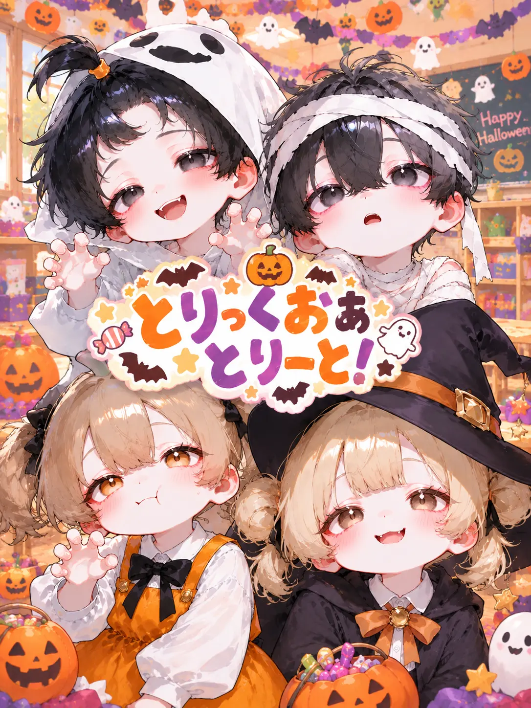 karinn10._.mannzyu10의 とりっくおあとりーと！