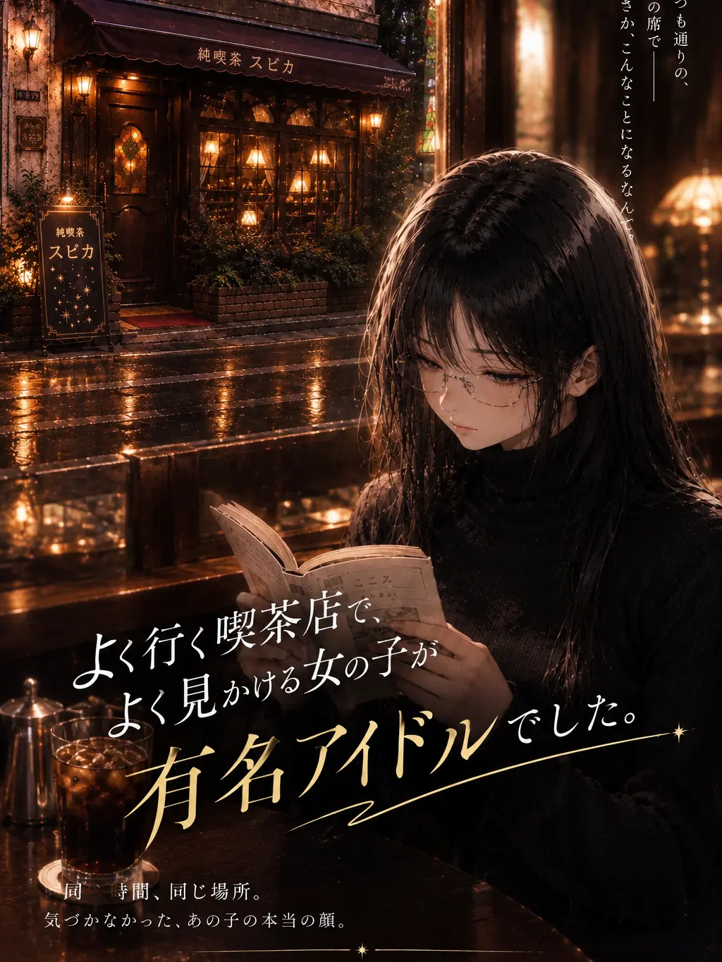 942desuyo의 喫茶店で見かける常連客がアイドルでした。
