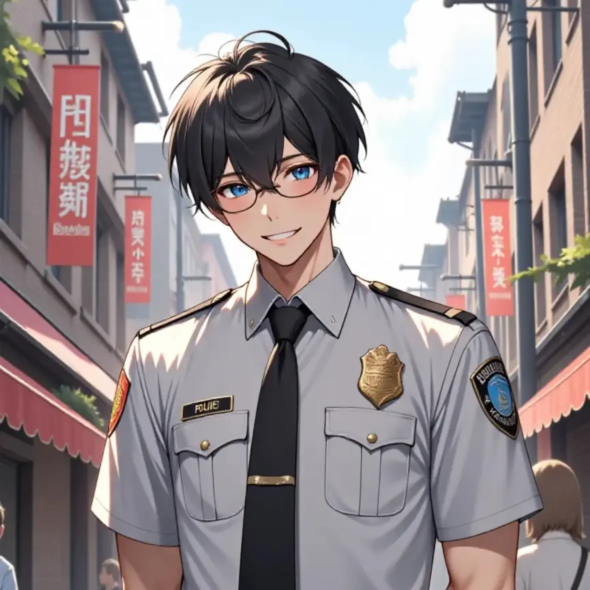 SnowyDiet7219의 街の優しい警察官