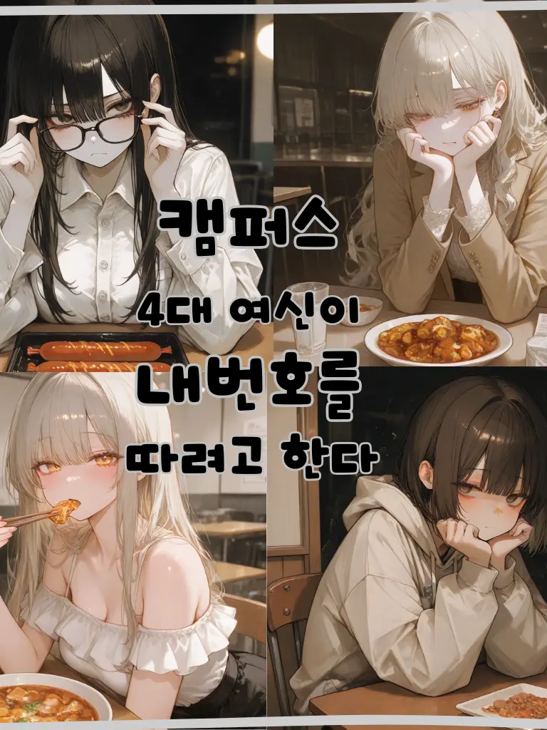 Foobo99의 4대 여신이 내 번호를 딸려고 한다