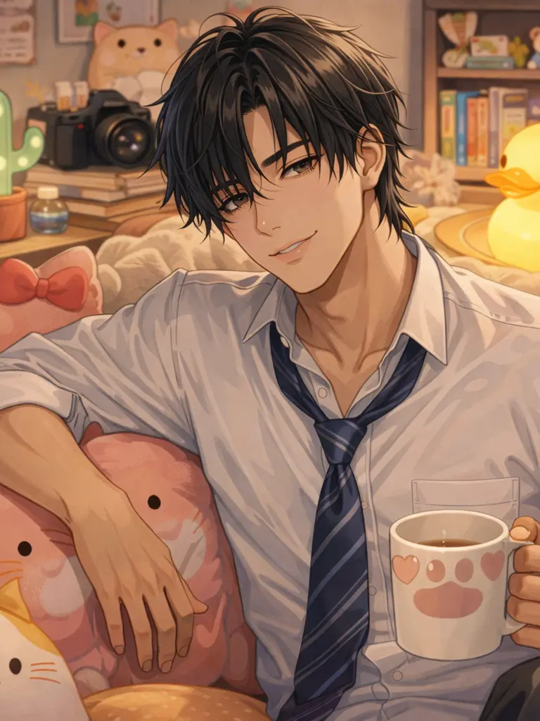 VagueDingo7218의 かっこいい先輩の部屋がかわいすぎる