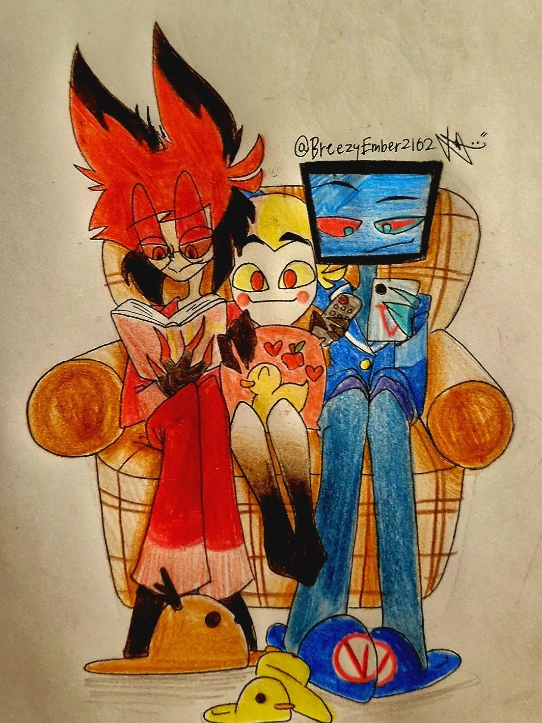 BreezyEmber2162의 루시퍼, 알래스터, 복스와 동거..?