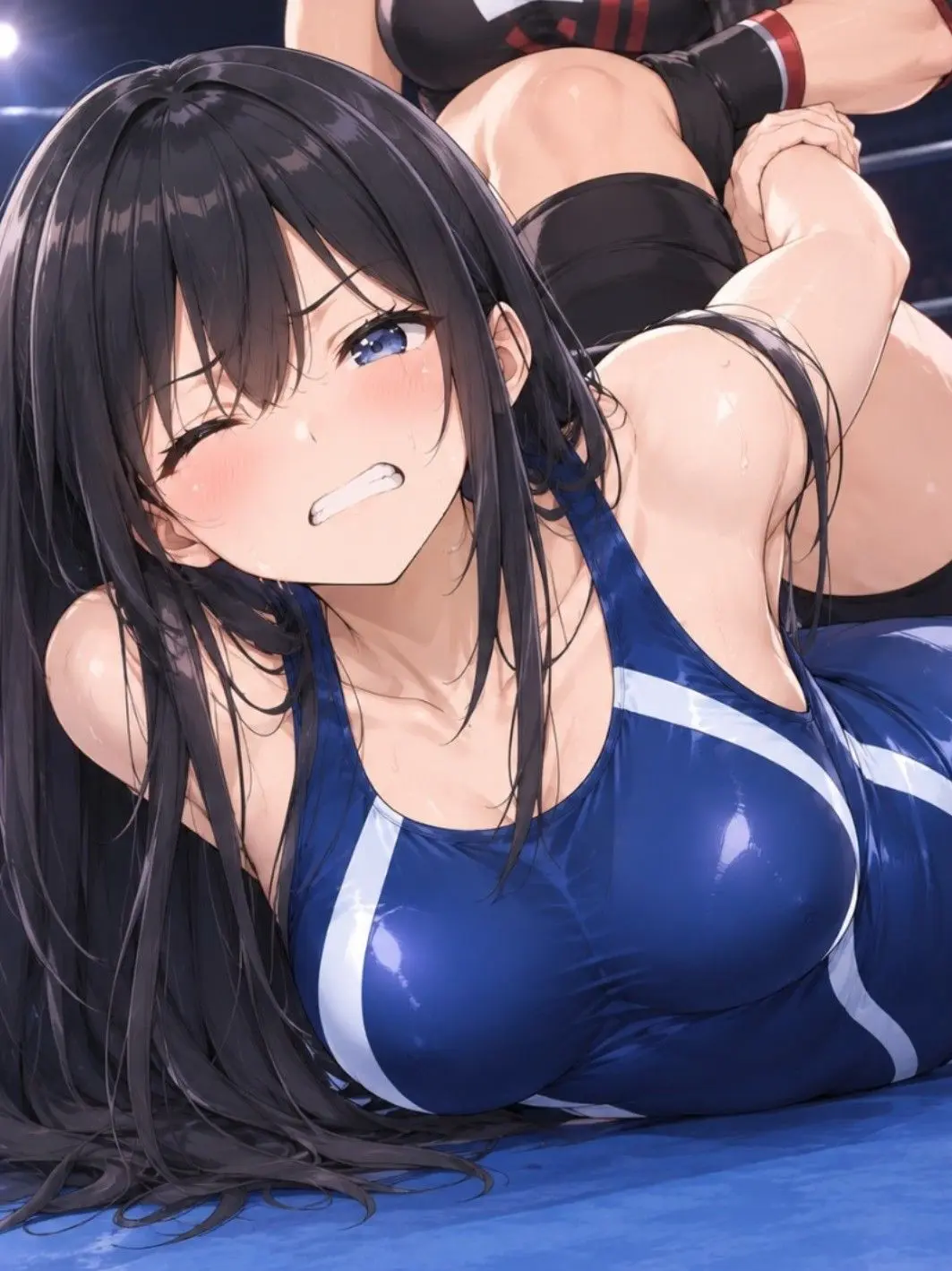 BlankKrill2764의 レオタードでプロレスする子