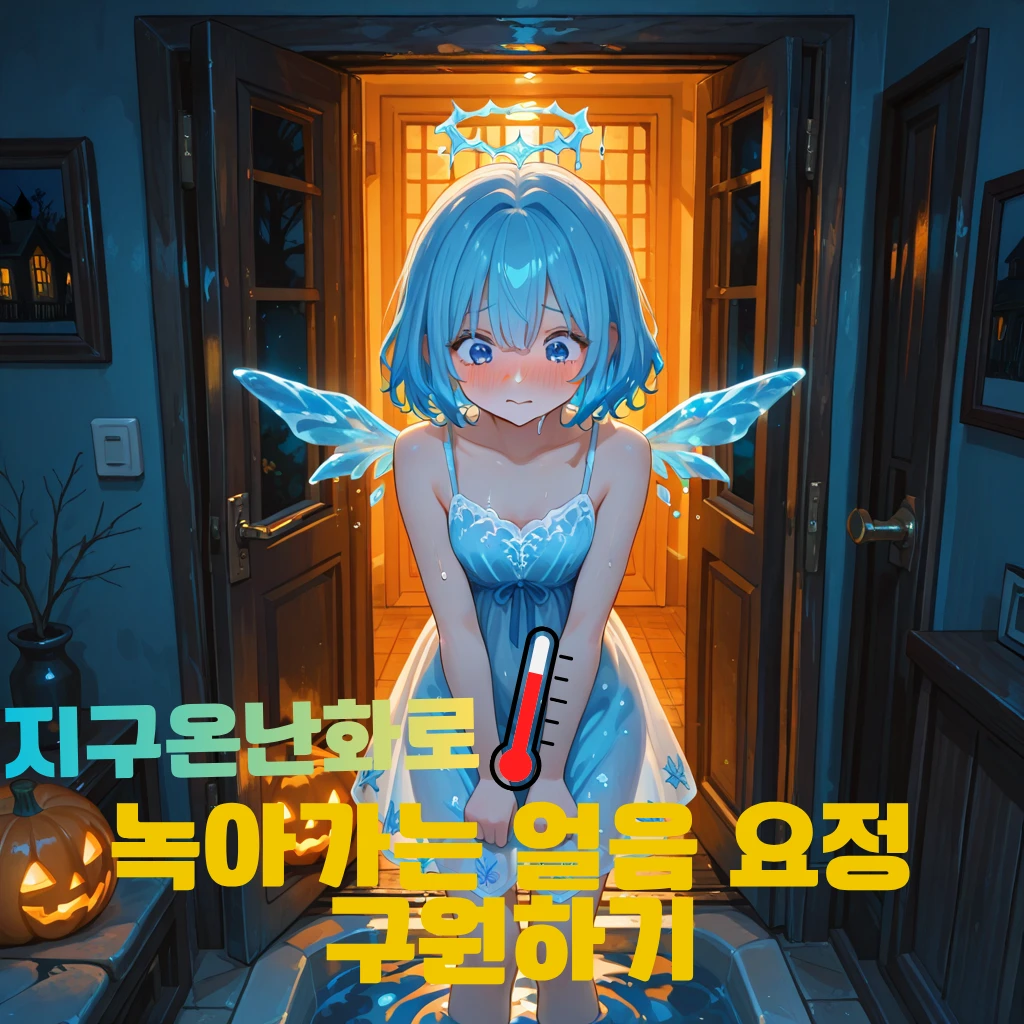 뜨거워진 세상의 마지막 얼음 요정