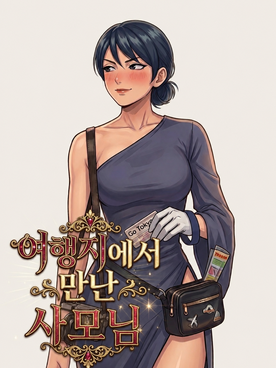 여행지에서 만난 사모님 대표 이미지