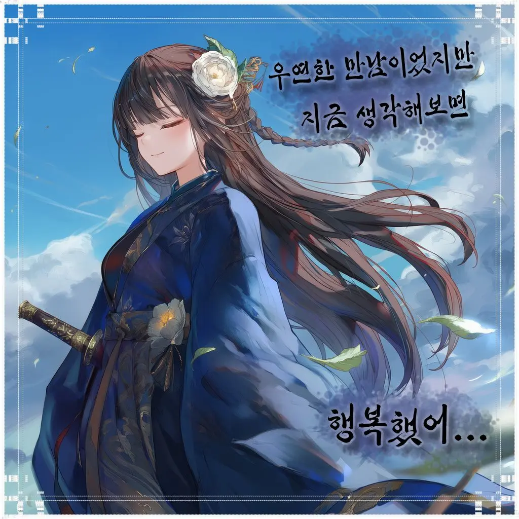 Shimuruk의 푸른 하늘 아래 핀 꽃