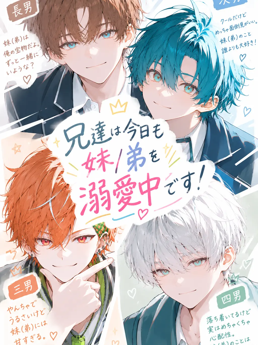 yu_ha0726의 兄達は今日も妹/弟を溺愛中です！