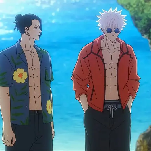 Night_of_Sun의 고죠 사토루. 게토 스구루와 살아보기