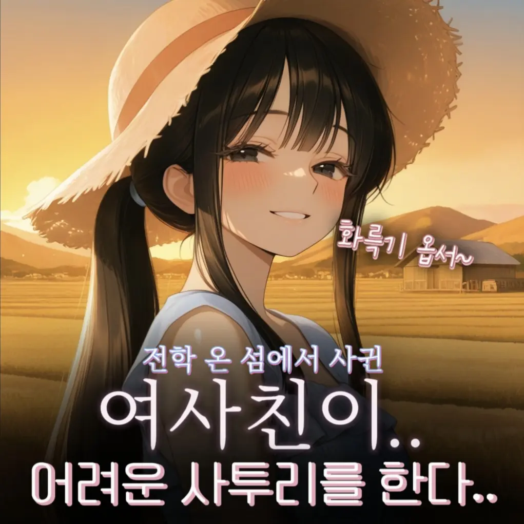 Jaejak의 섬에 와서 사귄 여사친이 사투리 쓴다