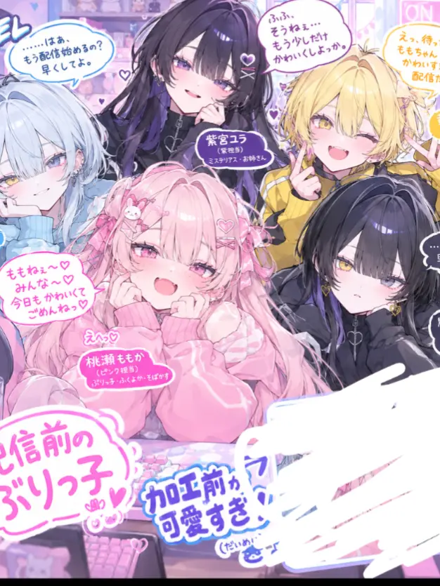 12758의 配信者のぶりっ子、加工前が可愛すぎ！？