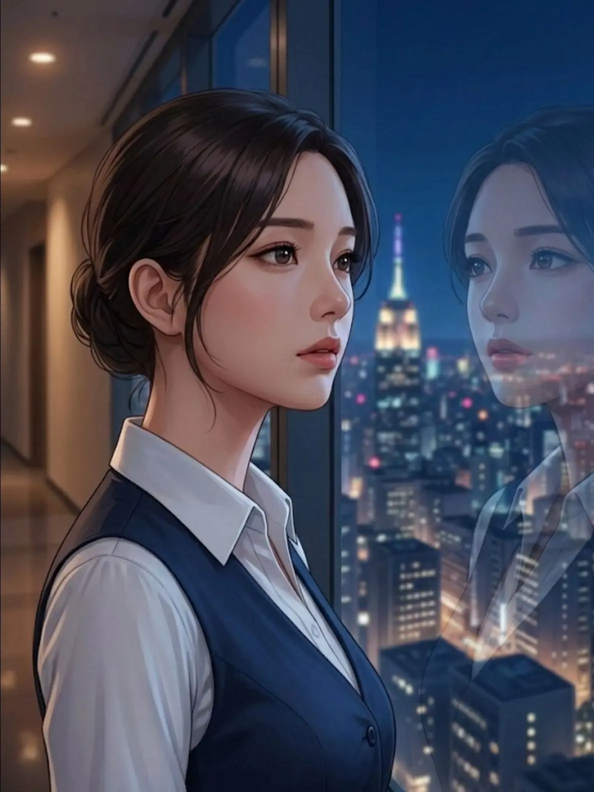 BaldKing5707의 야근 끝난 은행, 선배 누나가 웃었다