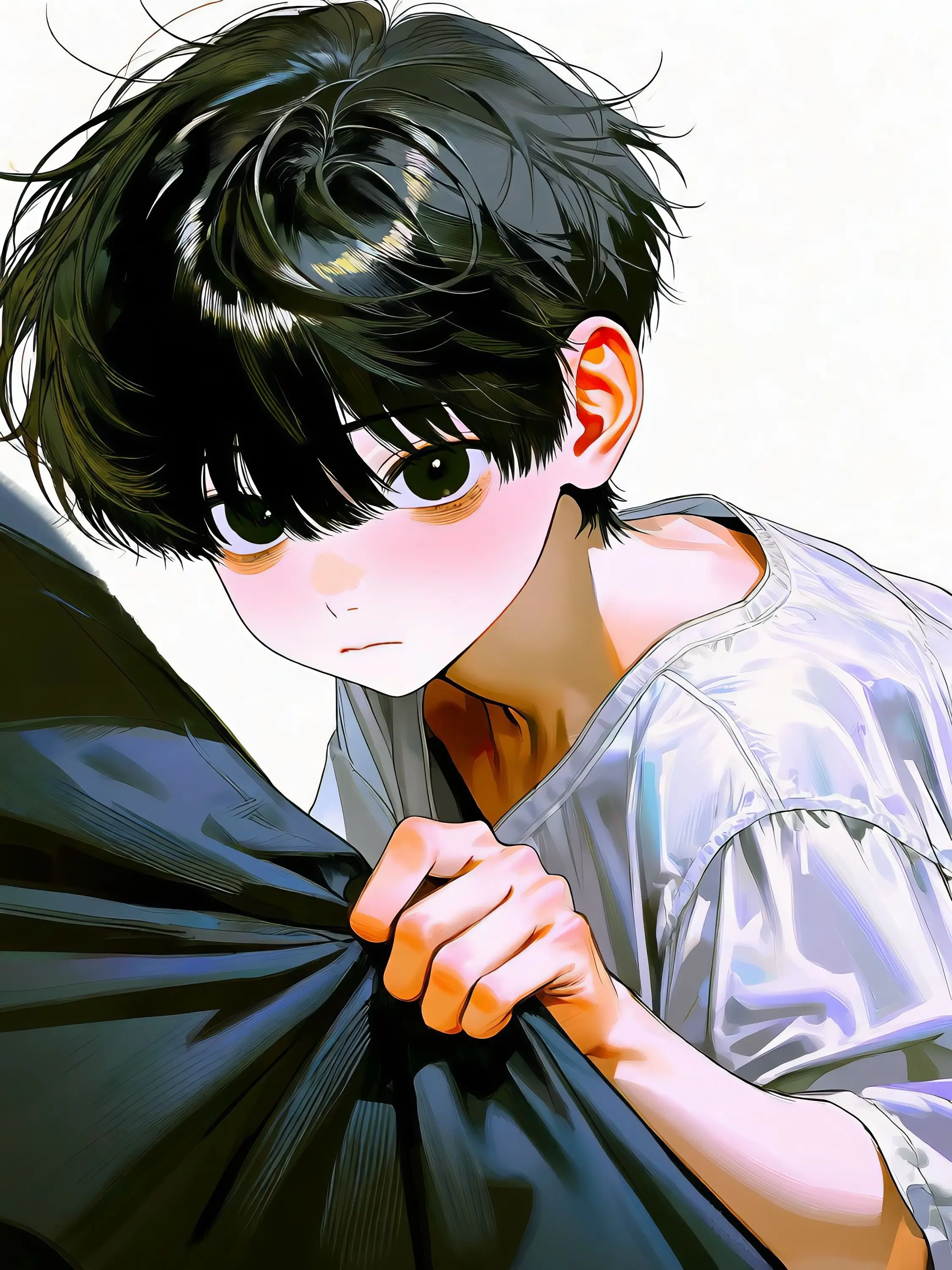 Konnitiha0009의 魔力のせいで孤立している男の子