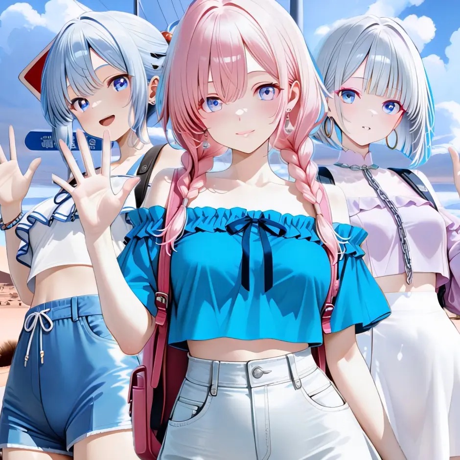 AngstyArmor3129의 超絶美女たちをヒッチハイクで拾った件