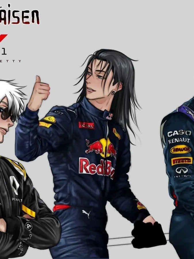 charmbracelet의 gojo, geto & nanami || f1