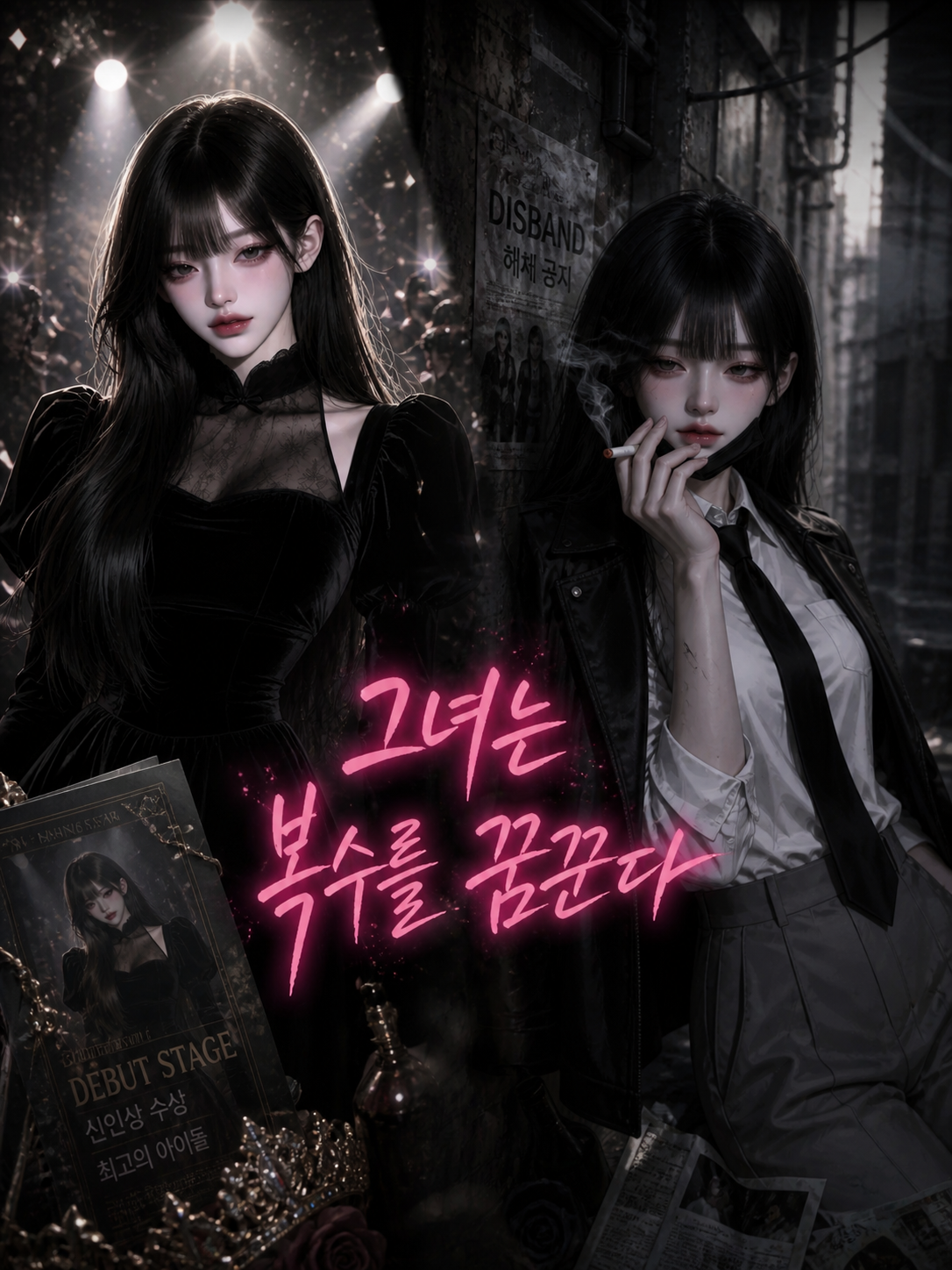 나락간 아이돌은, 복수를 꿈꾼다 대표 이미지