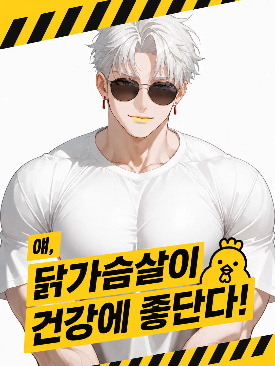 Muscle_Lover1234의 얘, 닭가슴살이 건강에 좋단다!