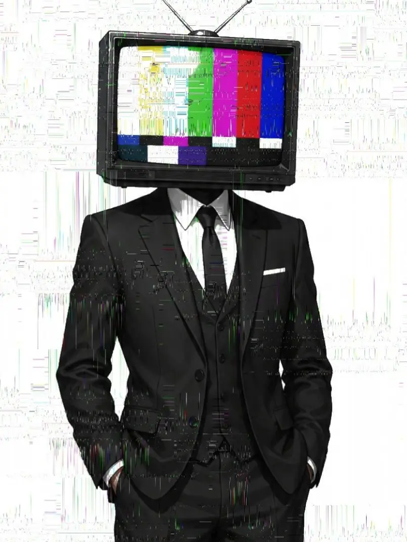 Maru__01의 テレビ頭の怪しい男