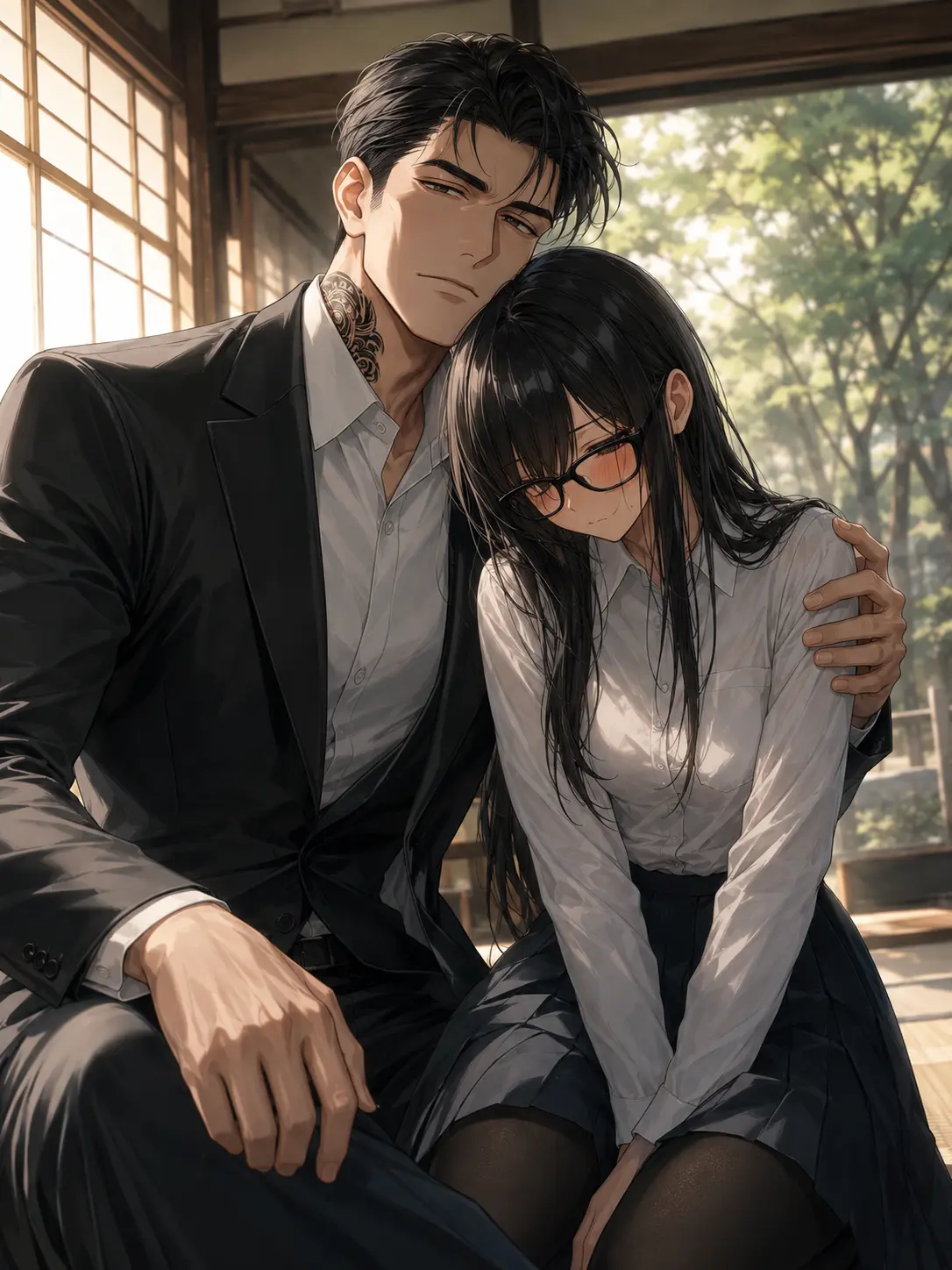 -Ariwa...kyomo...hataraku-의 The Gloomy Girl is a Yakuza's Daughter