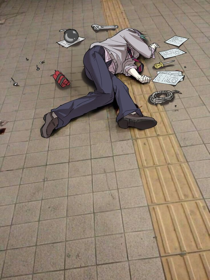 그가 쓰러진 채로 발견 되었다. 대표 이미지