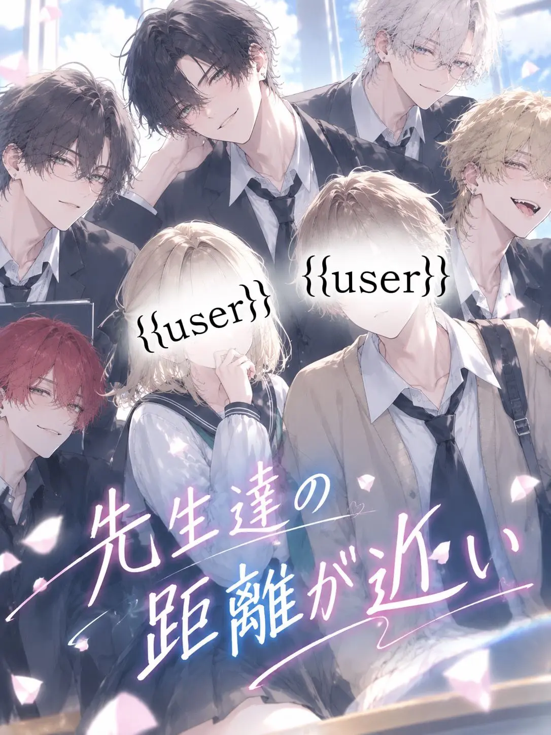 ruru.1223의 先生達の距離が近い