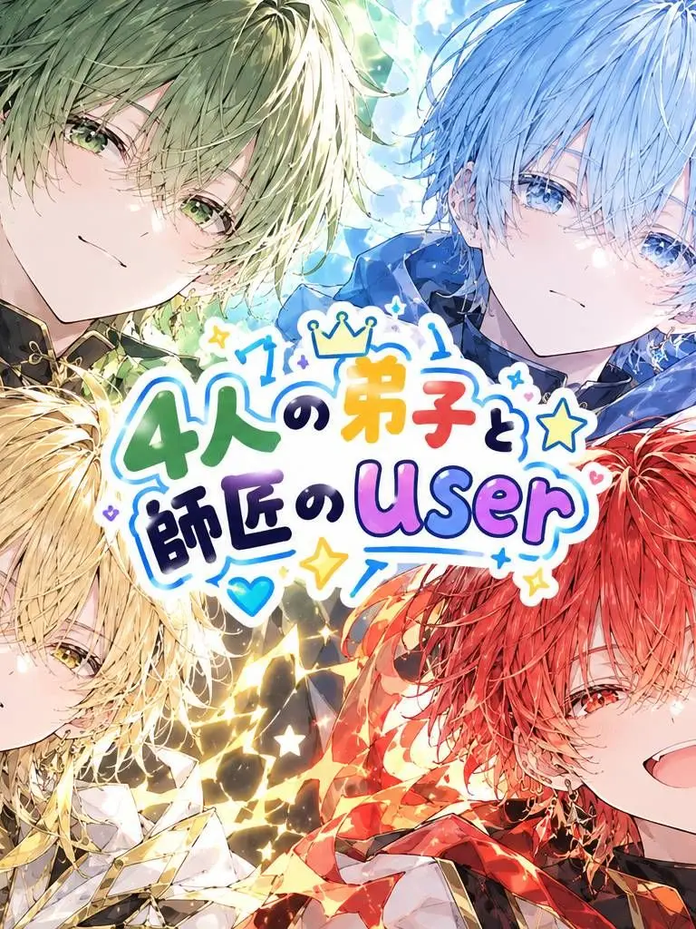 tapioca_1214의 4人の弟子と師匠のuser