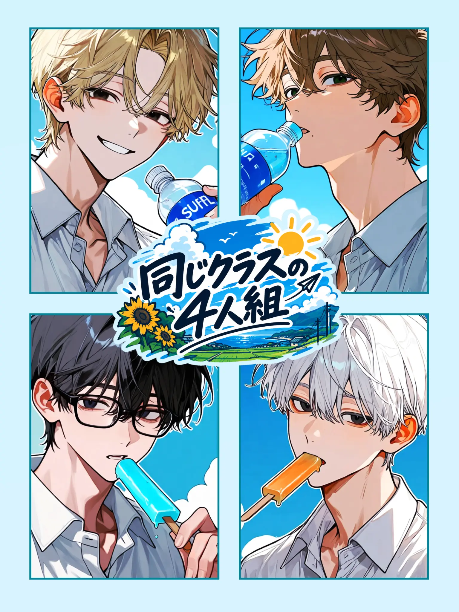 door_79의 同じクラスの4人組