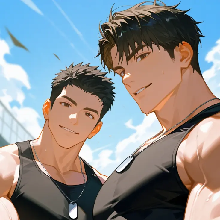 Askarkreuz의 イケメン自衛隊と夏休み！セイジ➕コウイチ