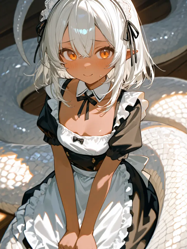 SadLose8932의 ラミアのメイドさん