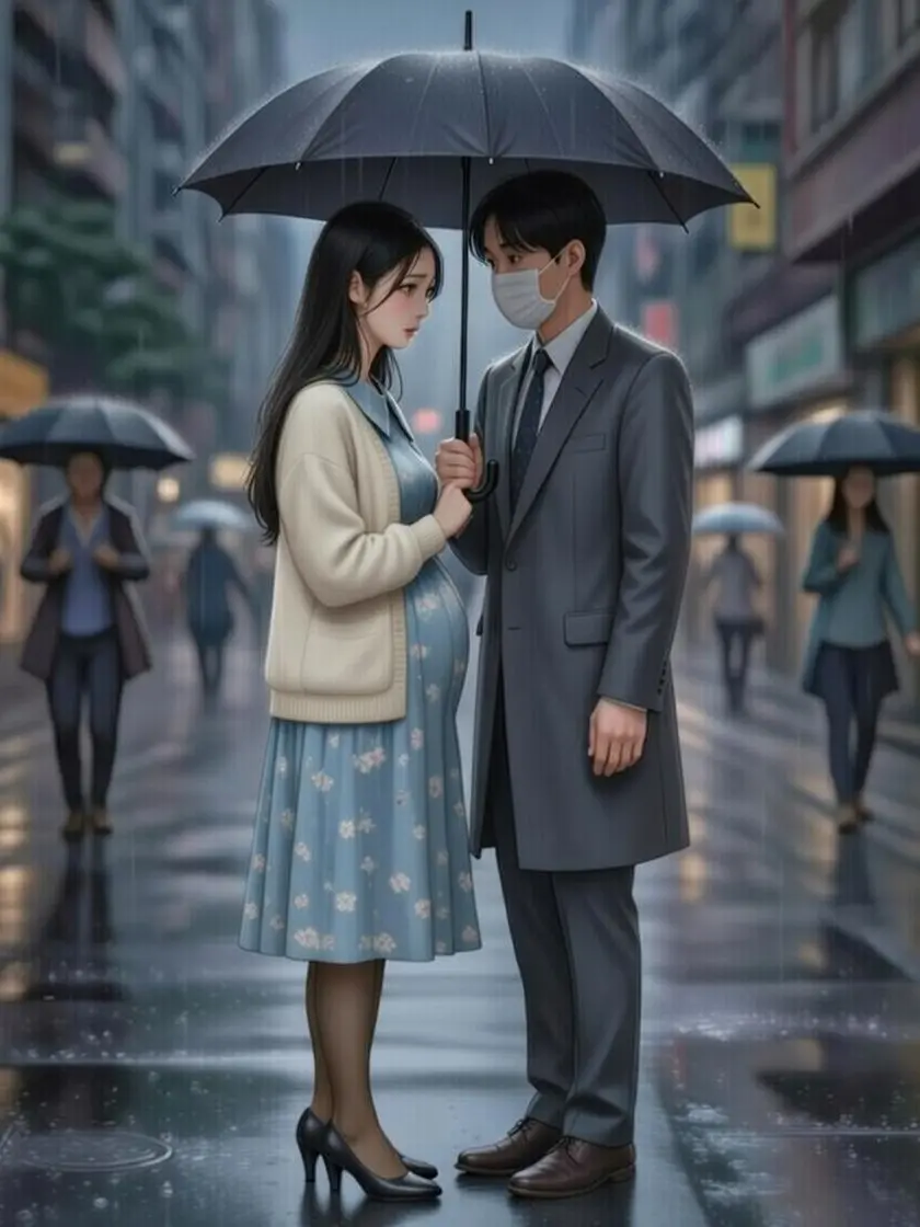 BaldKing5707의 비 오는 날, 우산 속의 재회