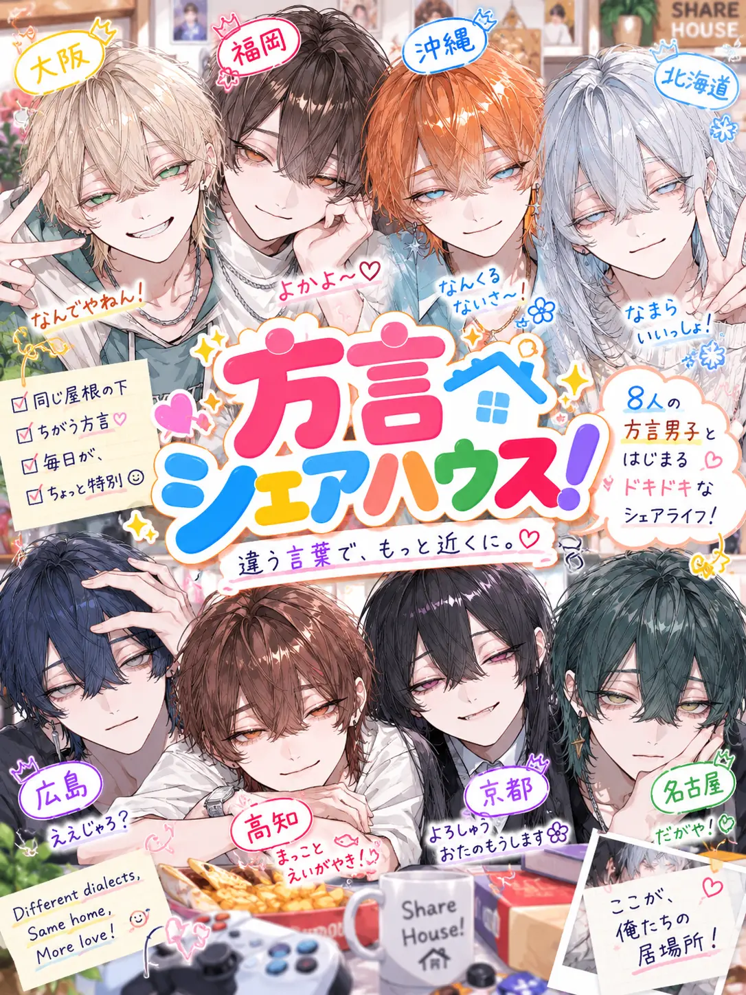 Nrnrnrn777의 方言シェアハウス！
