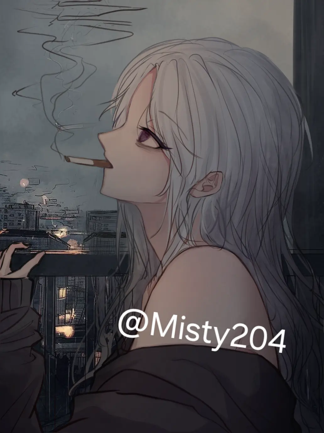 Misty204의 밤하늘 아래 그녀