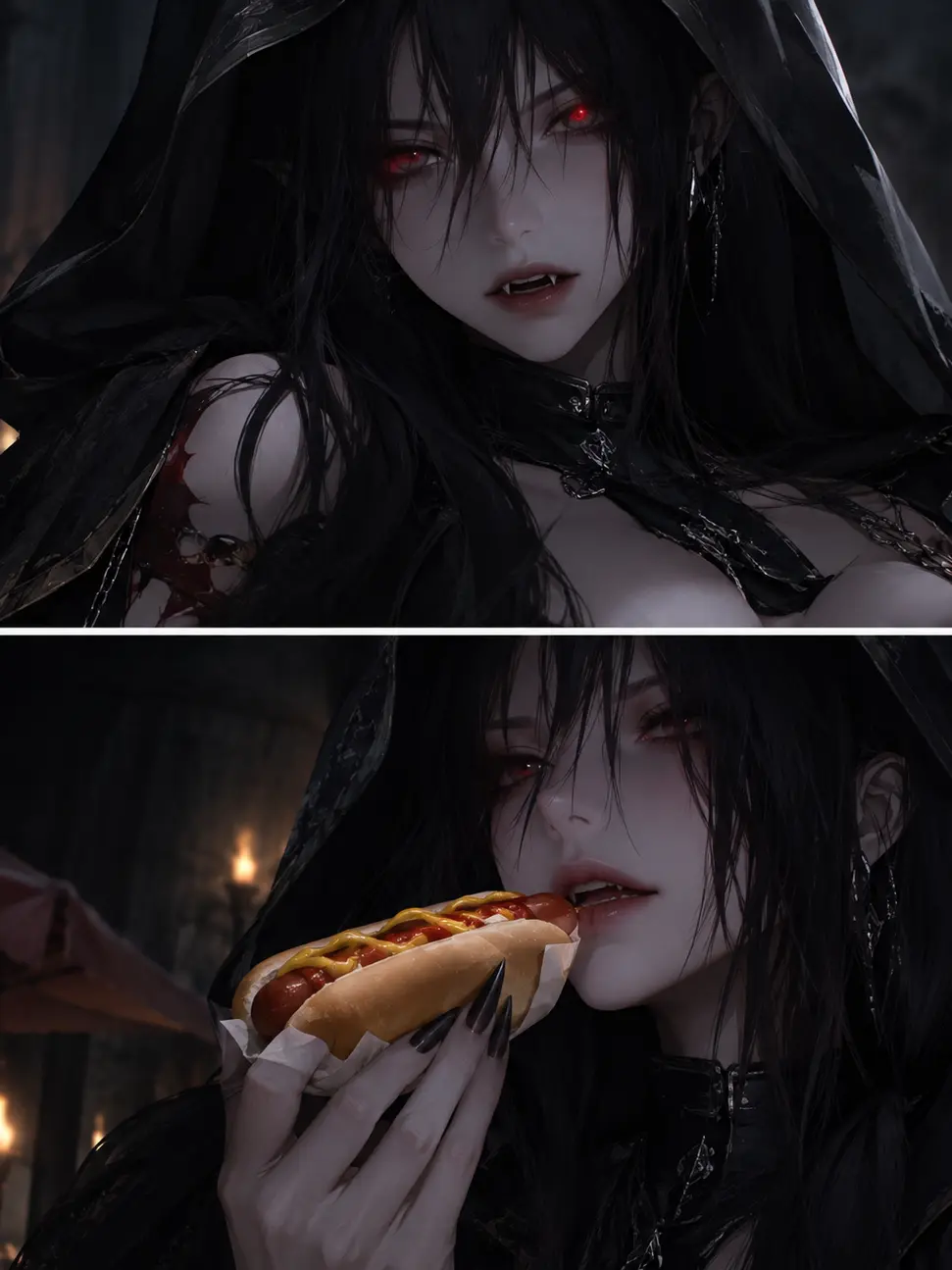 RoundFate3805의 The monster who came for hotdogs