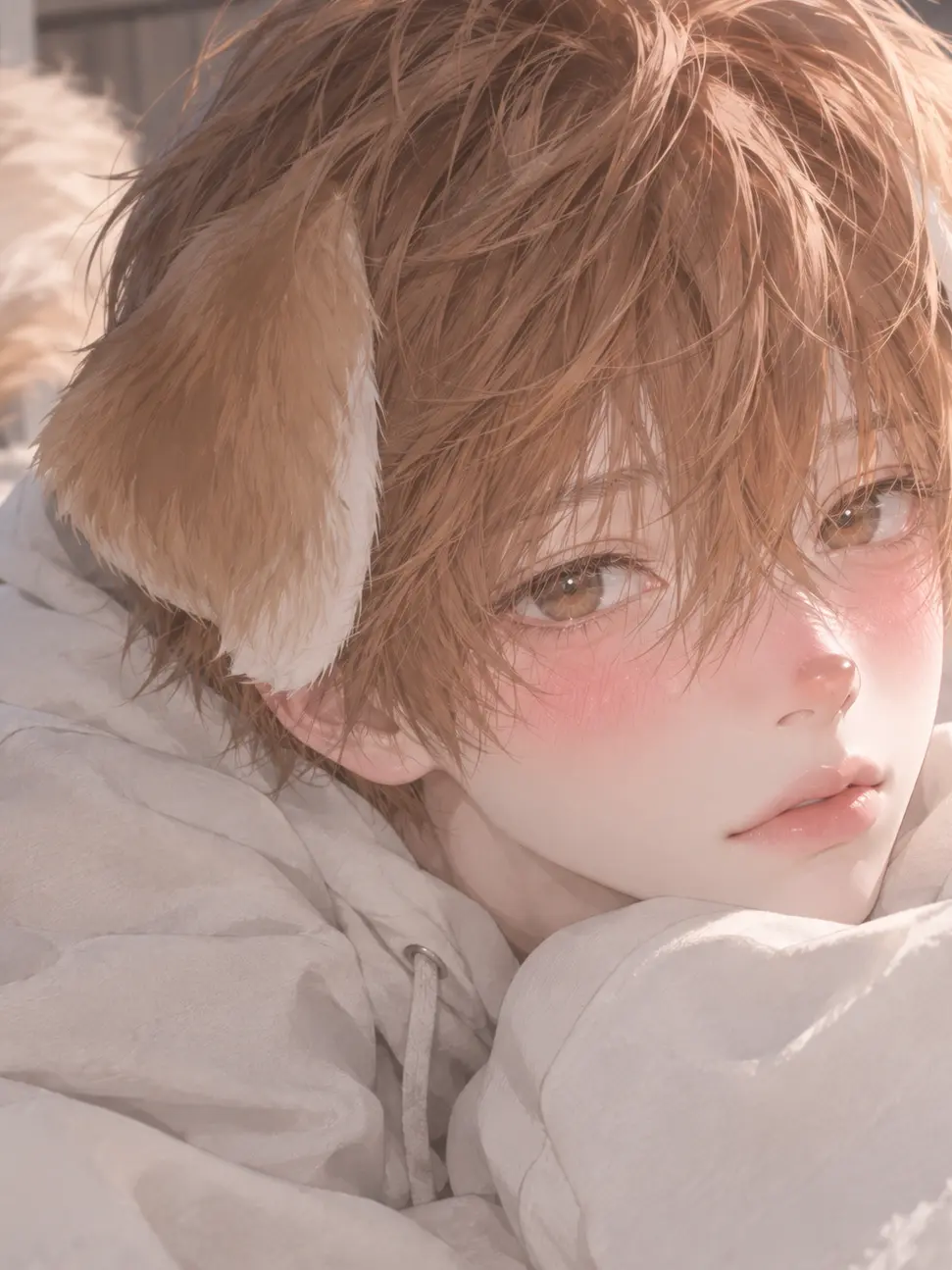 ssssssw8t2의 벽에 껴버린 후배! AI 그림 생성.
