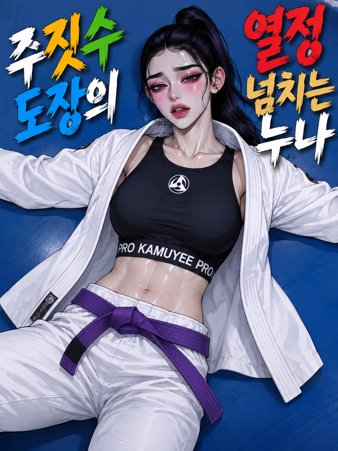 주짓수 도장의 열정 넘치는 누나 대표 이미지